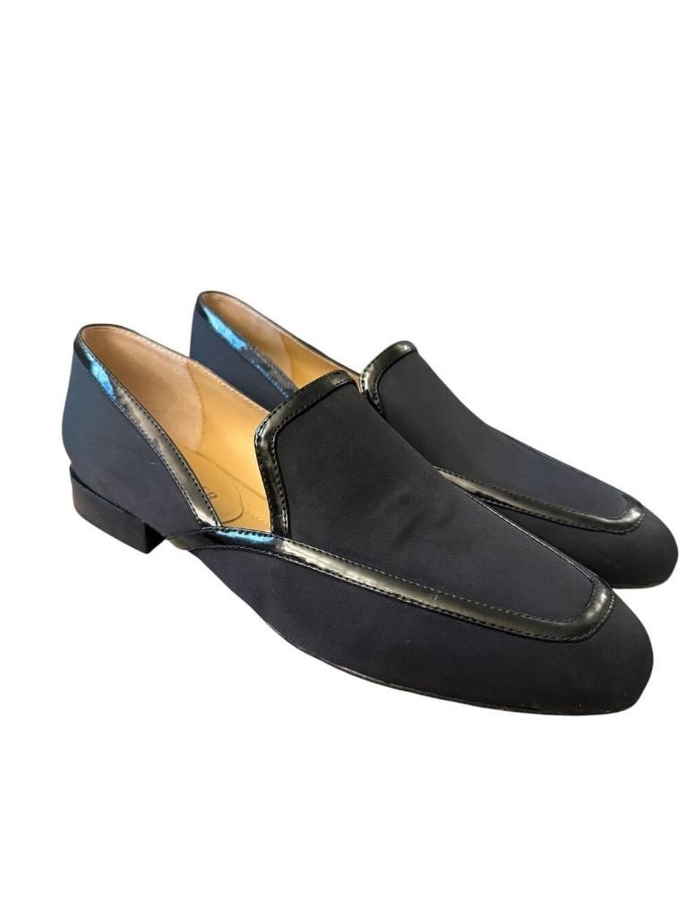 Donald Pliner Black Loafer Women size 8 EUC